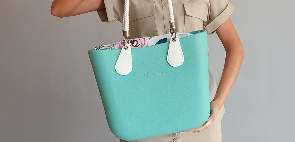 Бирюзовая сумка-конструктор Sharis