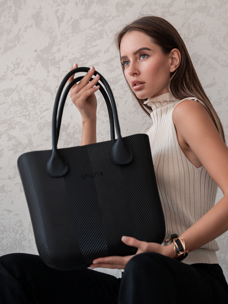 Sharis шопер стеганый коричневый, улица