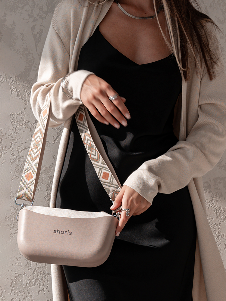 Мини ЭВА‑сумка Sharis, широкий ремень