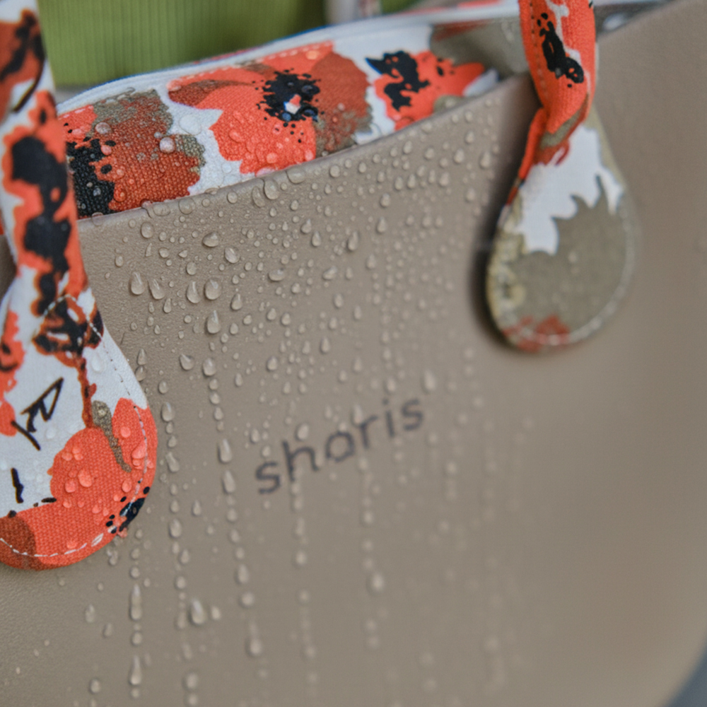 Бежевая Sharis с каплями воды