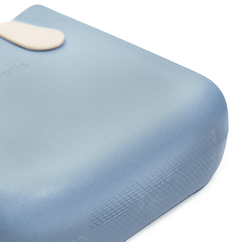 Sharis шопер голубой, акцент на детали